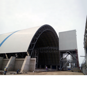 Philippine Steel Structure du charbon Storage Shed Space Cadre pour centrale électrique